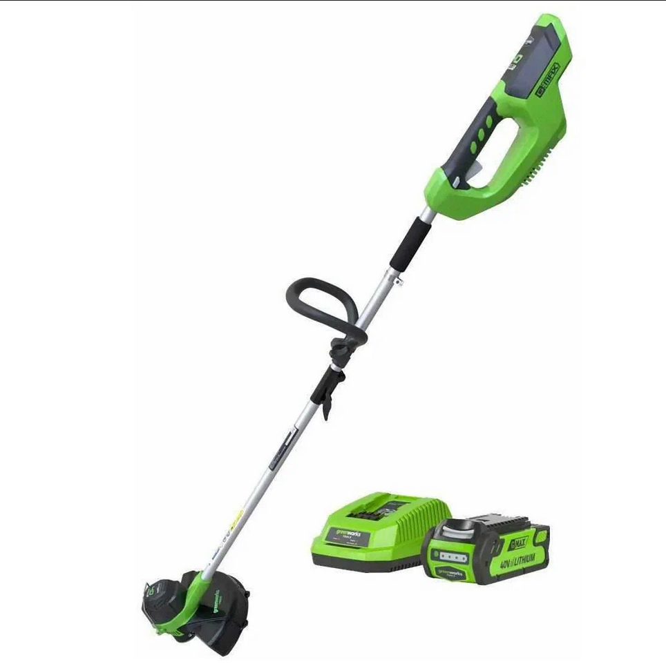 Триммер аккумуляторный GREENWORKS G40LTK4 (40V, 30см, АКБ 4Ач и ЗУ) 2101507UB
