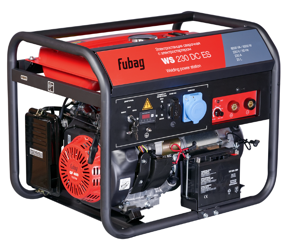 Электростанция сварочная Fubag WS 230 DC ES бензиновая (220В)
